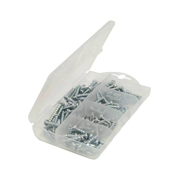 Shop Roadpro 135 Piece Sheet Metal Screw Kit With Plastic Case