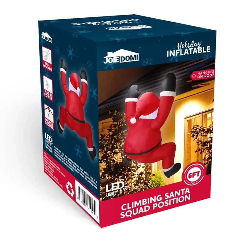 Climbing Santa Squad Inflatable