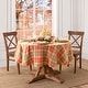 preview thumbnail 3 of 3, Hawley Plaid Harvest Cotton Tablecloth