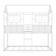 preview thumbnail 9 of 16, Metal Low Bunk Bed with Fence-shaped Guardrail