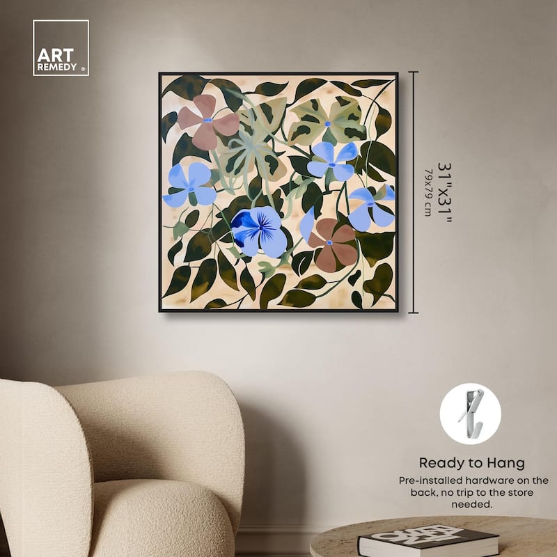 Rhythmic Blooms Canvas by Art Remedy
