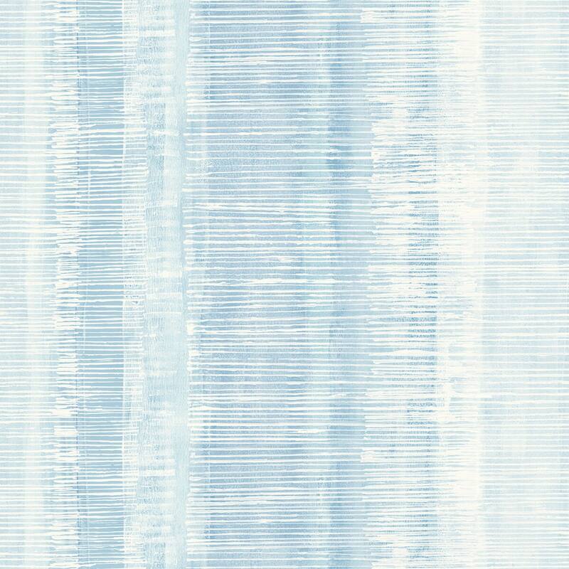 Seabrook Designs Boho Rhapsody Natural Ombre Unpasted Wallpaper - 27 in. W x 27 ft. L - Blue Oasis