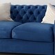 preview thumbnail 14 of 21, Somerville Polyester Chesterfield Loveseat by Christopher Knight Home