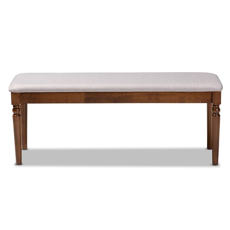 Giovanni Modern and Contemporary Wood Dining Bench
