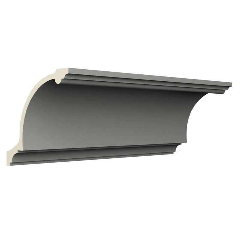 11"H x 10 5/8"P x 15 3/8"F x 96"L Aria Crown Moulding - 1-Pack