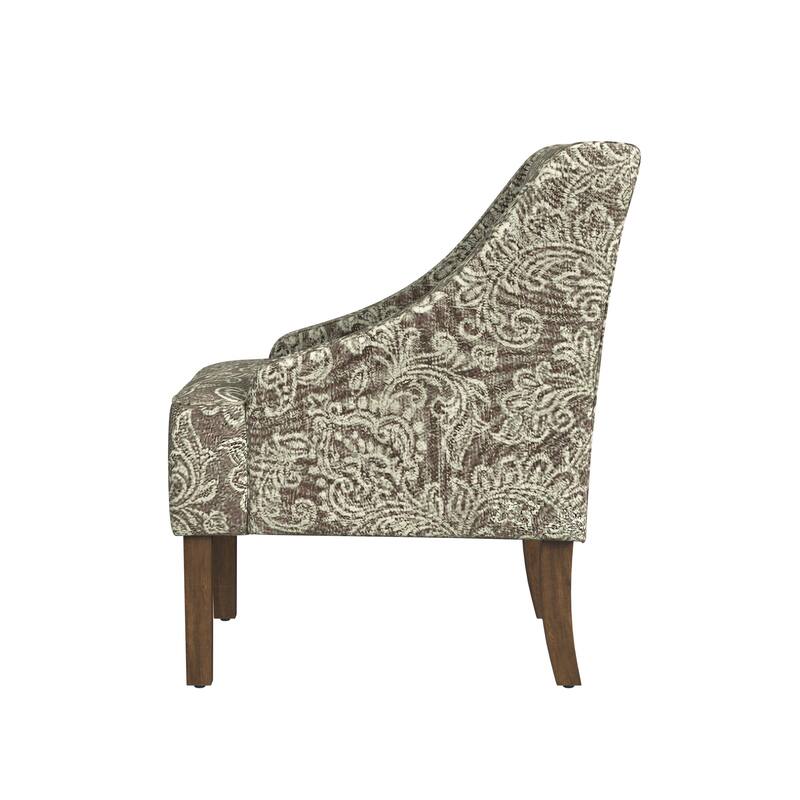 Porch & Den Holman Upholstered Swoop Arm Chair