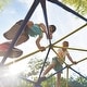 preview thumbnail 13 of 12, 10 ft Kids Climbing Dome Jungle Gym - UV & Rust Resistant Playground Climber - 120''L x 120''W x 60''H