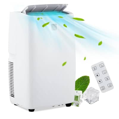 14000 BTU Portable Air Conditioner - 3-In-1 Cool/Fan/Dry, Low Noise, Cools Up to 750 Sq. Ft