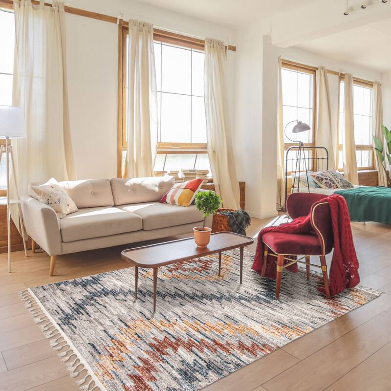 ECARPETGALLERY Kybella Sun Bohemian & Eclectic Rug