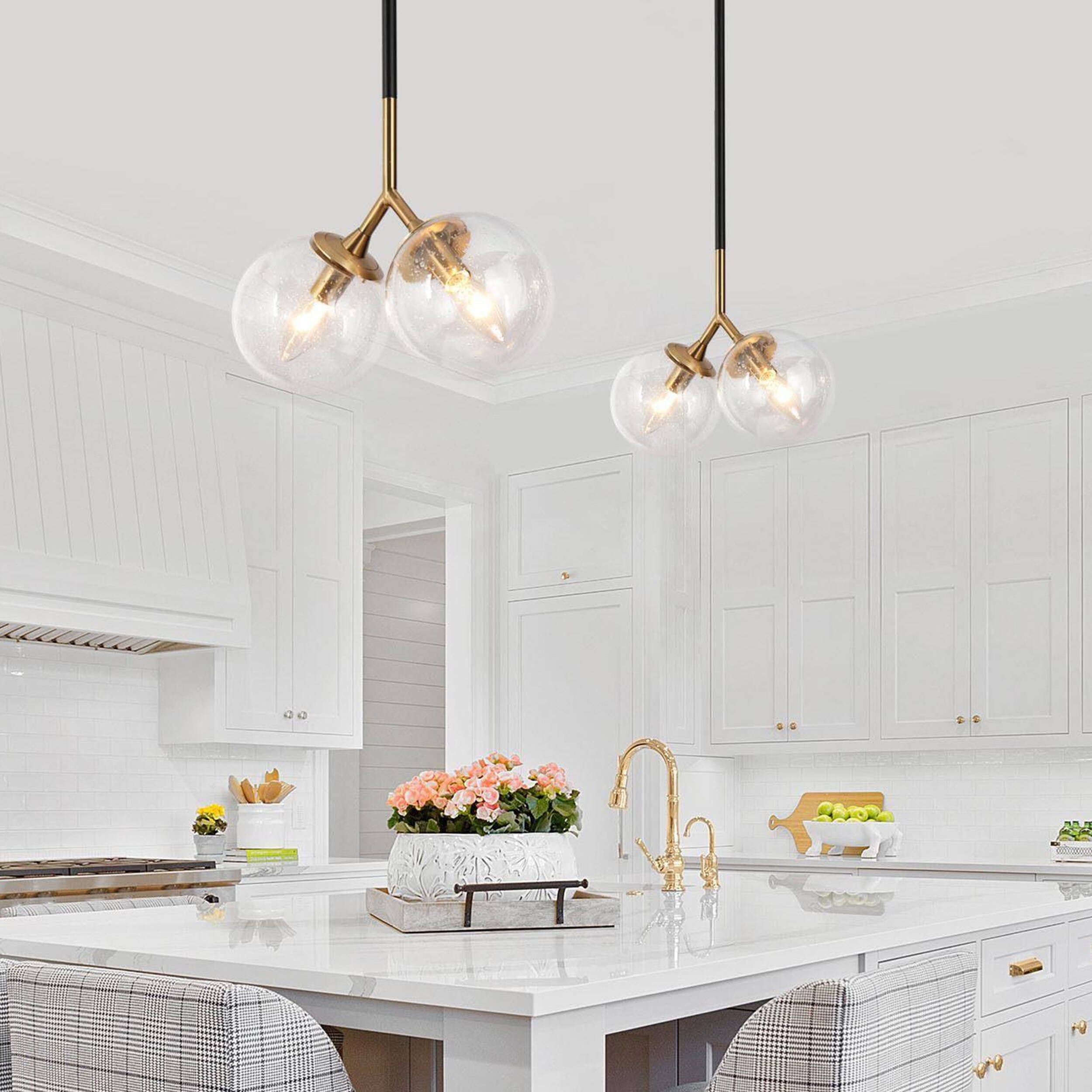 Seeded pendant shop light