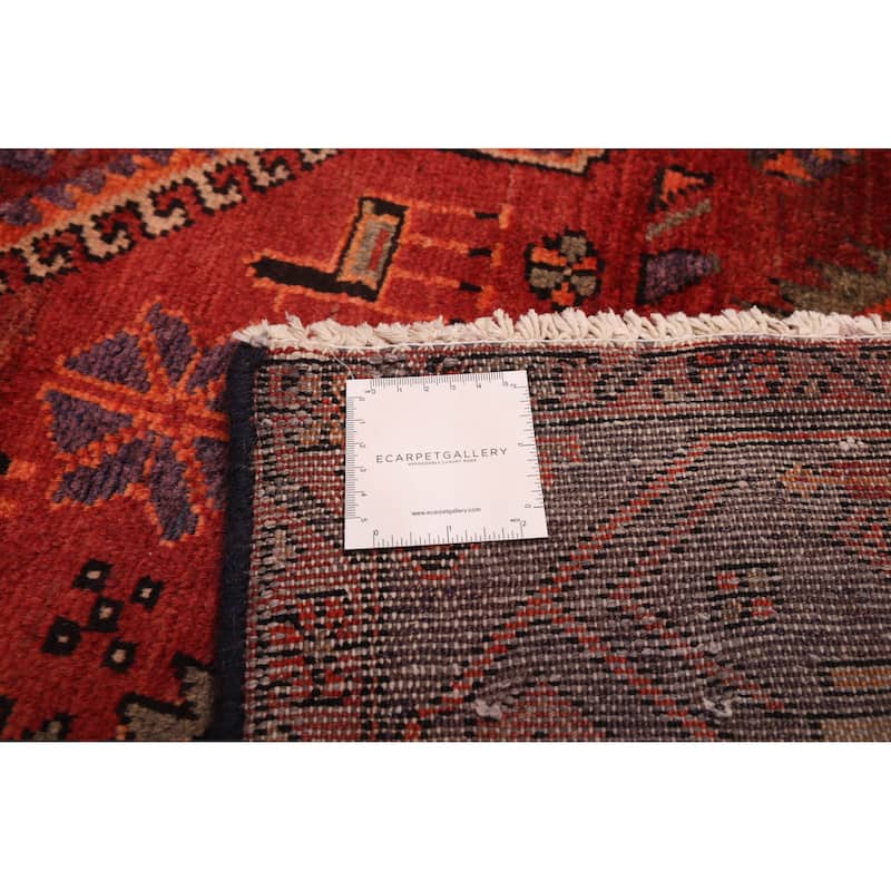 ECARPETGALLERY Hand-knotted Andelz Red Wool Rug - 4'6 x 7'3