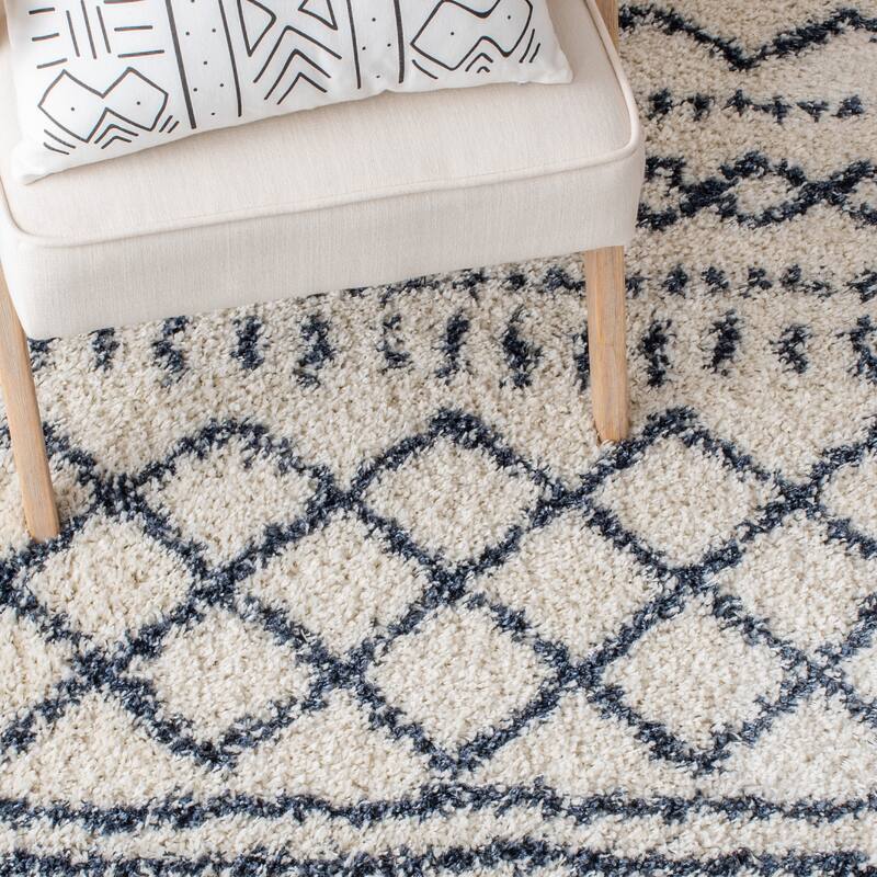 SAFAVIEH Arizona Shag Lotta Moroccan 1.2-inch Thick Rug