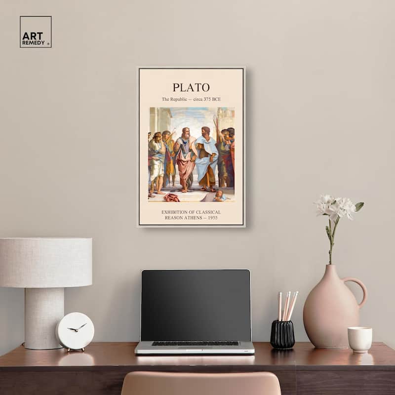 World of Plato's Republic Canvas by Art Remedy