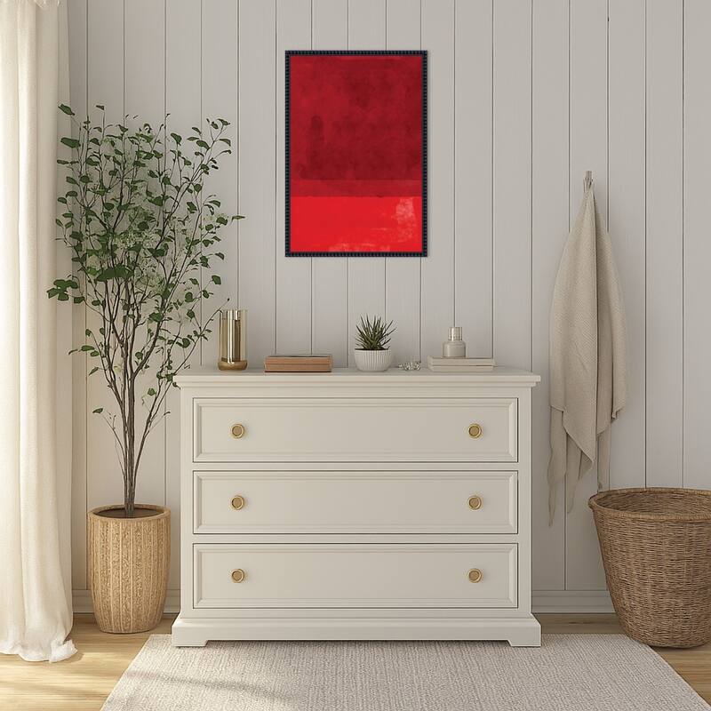 Minimal Watercolor #2 by Jay Stanley Framed Canvas Wall Art Print