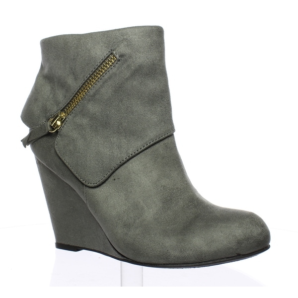 Shop ZIGIsoho Womens Karlie Grey Fashion Boots Size 6.5 Free Shipping