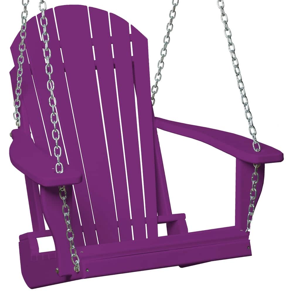 Poly Lumber Adirondack Swing Chair with Chains