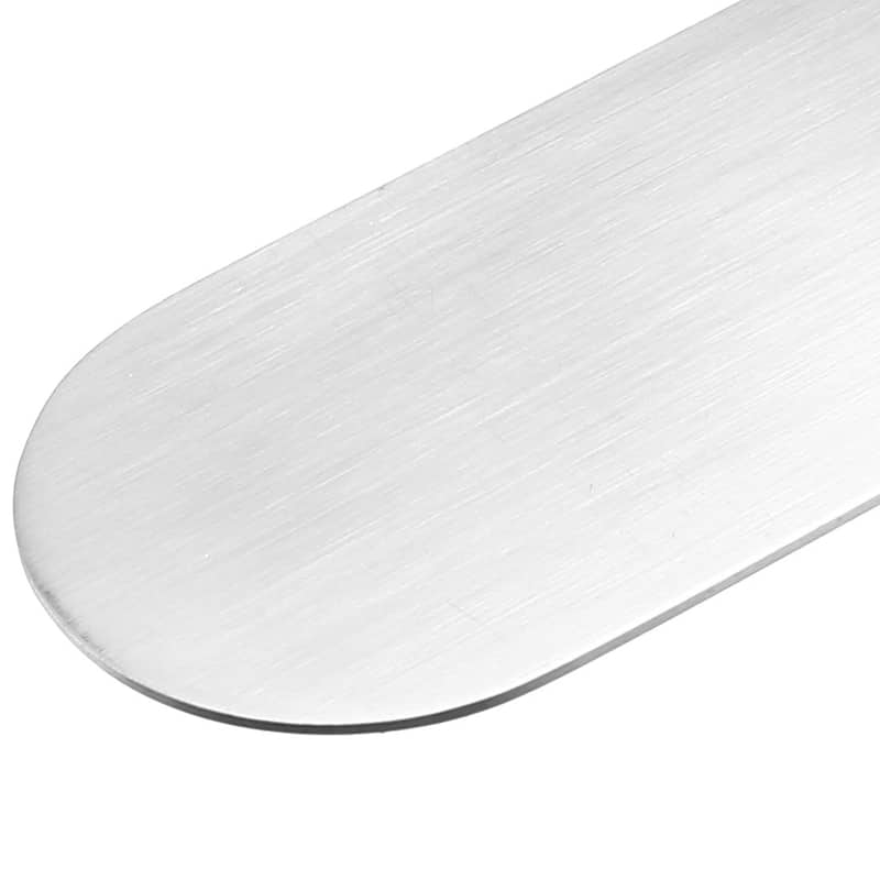 Angled Icing Spatula Stainless Steel 10-inch Cake Decorating Frosting Spatulas - Silver Tone, Green