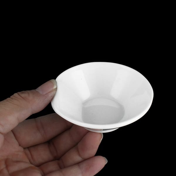 Sushi Soy Sauce Dipping Dish Bowl Plate White 75mm Dia Bed Bath