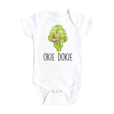 Artichoke Okie - Baby Boy Girl Clothes Infant Bodysuit Funny Cute Newborn