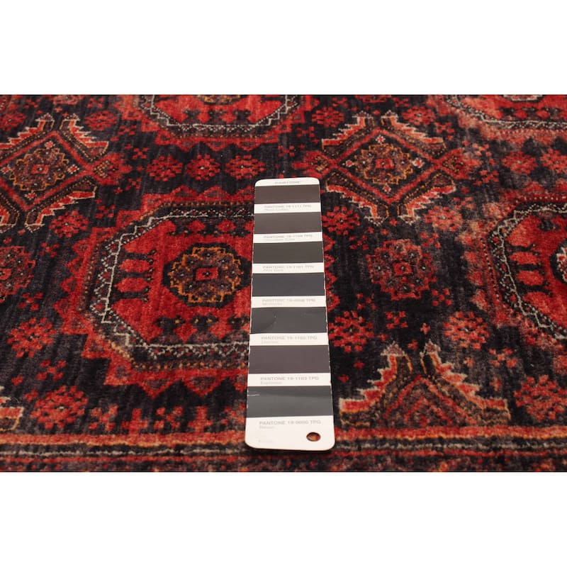 ECARPETGALLERY Hand-knotted Baluch Black Wool Rug - 3'0 x 5'9