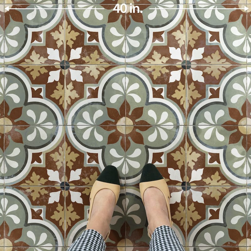 Merola Tile Kings Barna Born 17-5/8" x 17-5/8" Ceramic Floor and Wall Tile