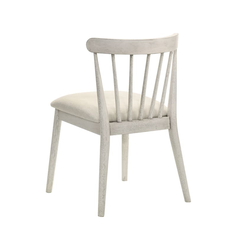 2 Pieces Set Dining Side Chair Rustic Modern Farmhouse Design Retro Design Easy to Assembly