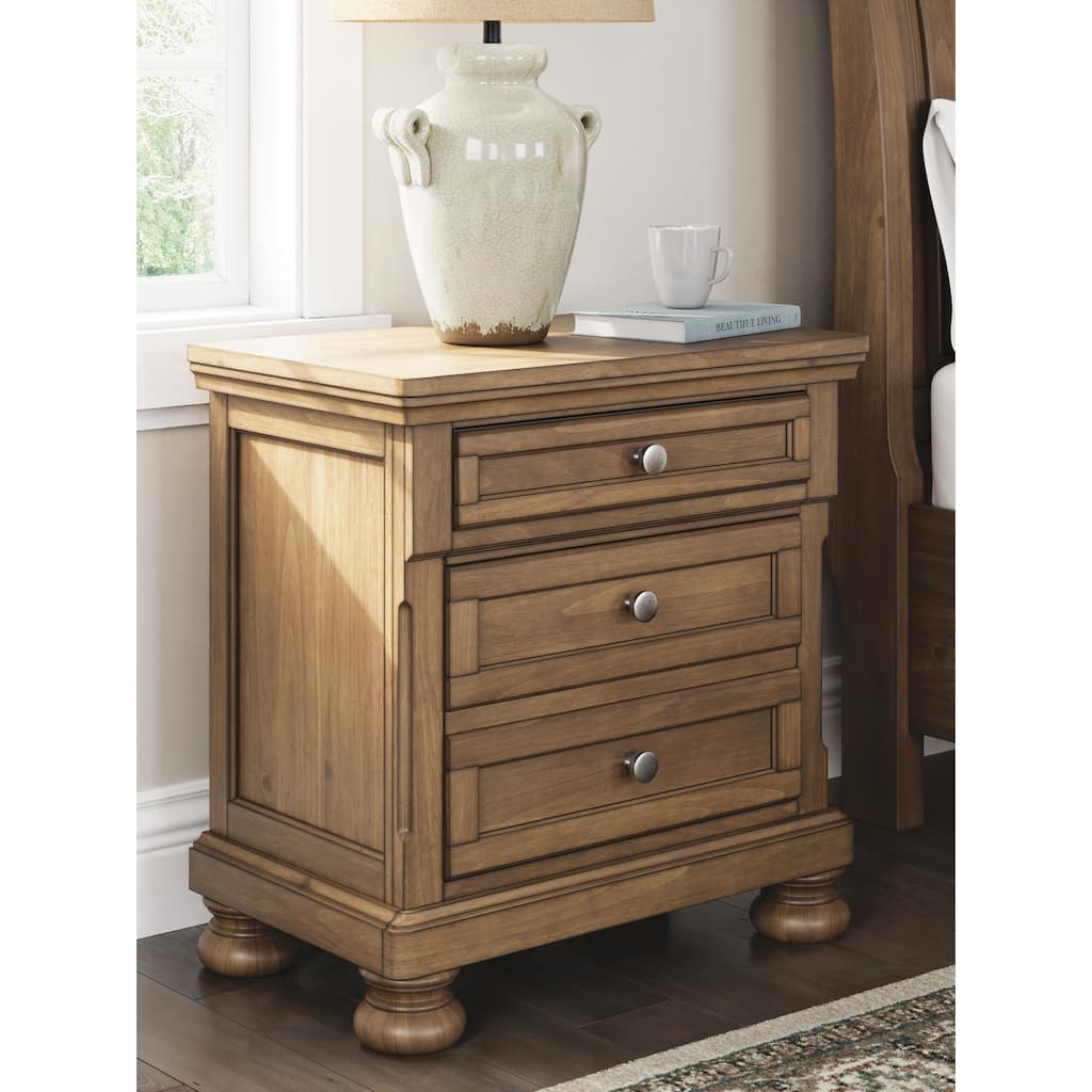 Signature Design by Ashley Glarrison Brown Nightstand