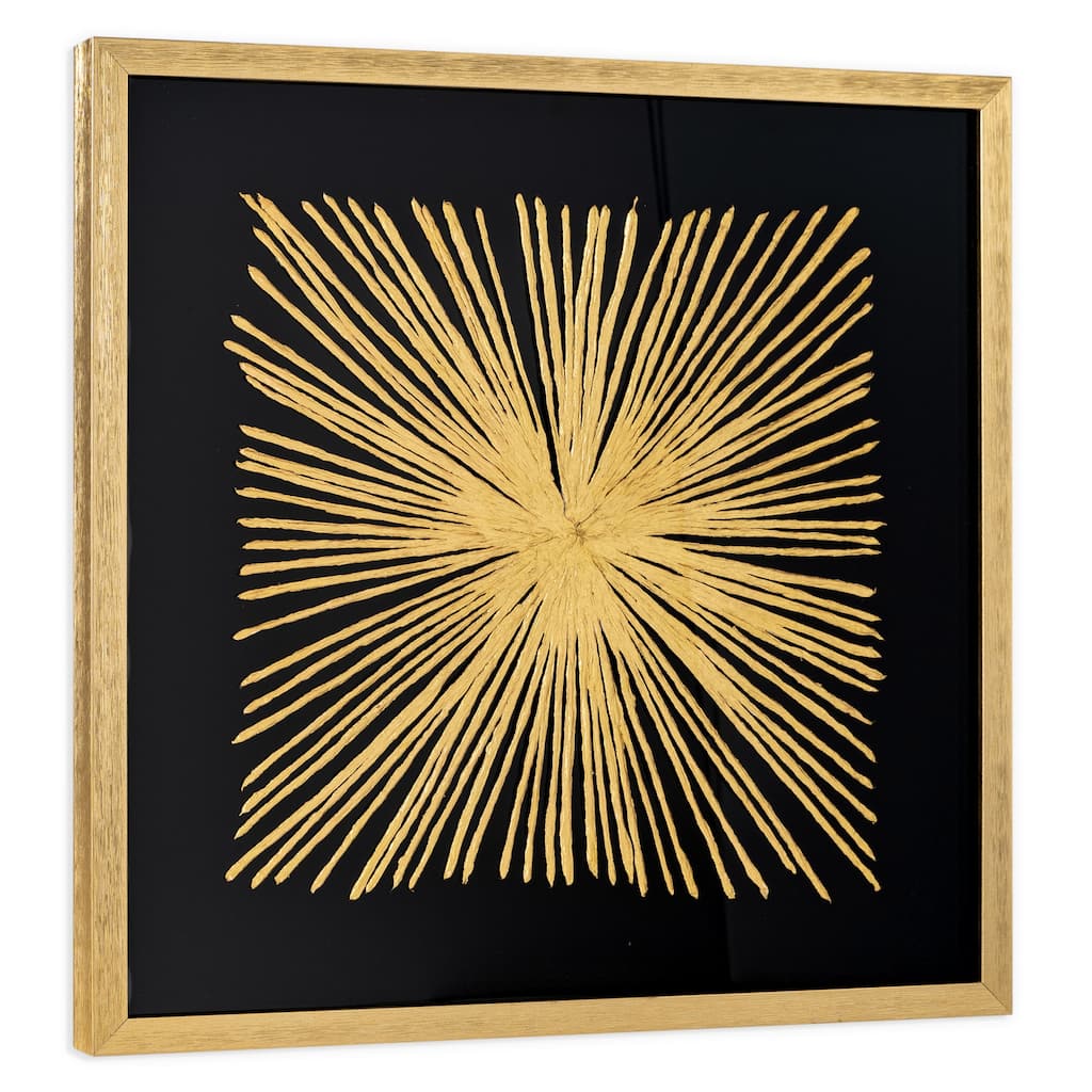 Aurous Flare 30" x 30" Shadow Box