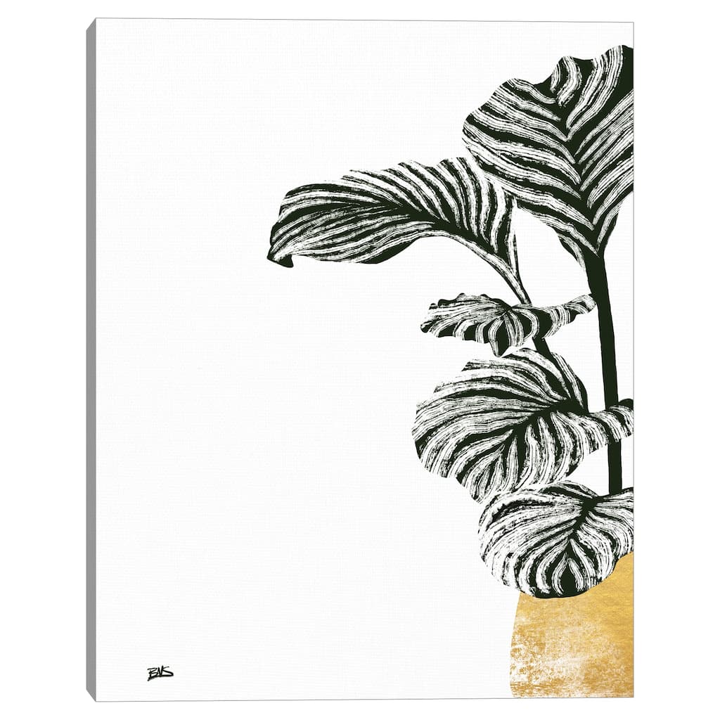 Calas 1 (gold) Canvas Art Print