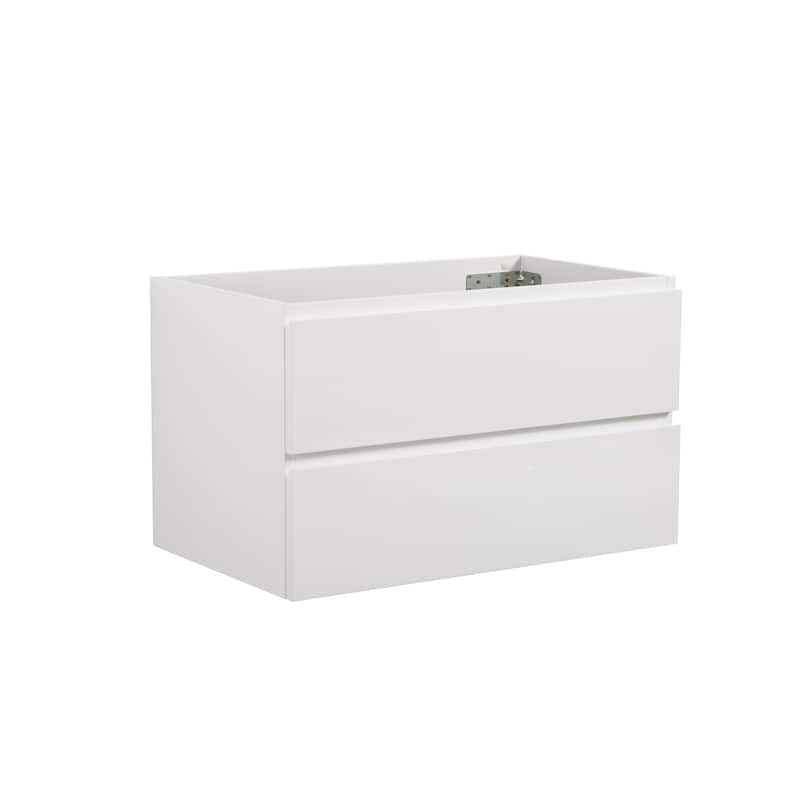 Wall mount cabinet WITHOUT basin,With two drawers