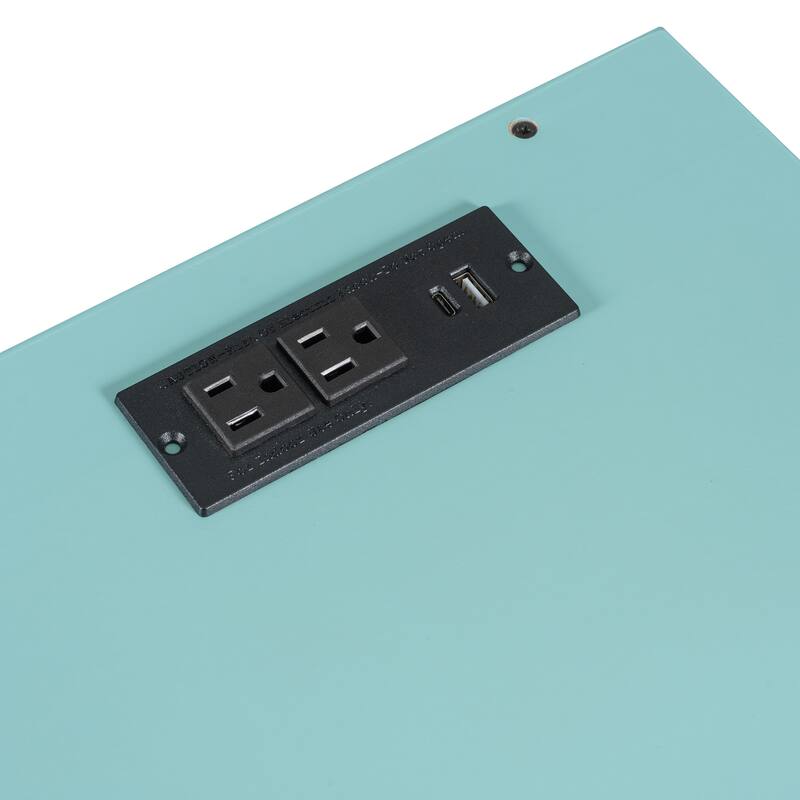 Full Size Loft Bed for Esports, Work with Built-in Adjustable Desk, Hidden Storage Headboard, RGB Light Strips and Hanging Rod