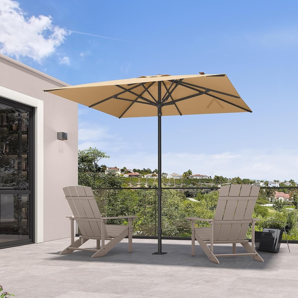 8 ft patio umbrella frame 8FT Replacement Canopy, for Replacement Umbrella Canopy Ribs, UV Resistant Water Resistant(8Rib-Beige) : Patio, Lawn & Garden Perfect for decks Clihome 10' x 8' Patio