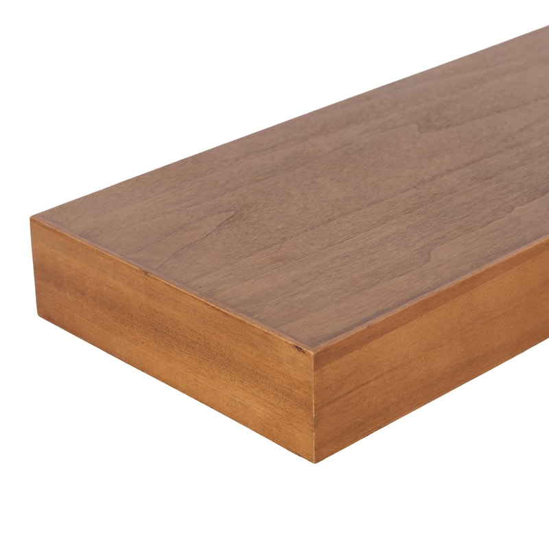 Kate and Laurel Havlock Wood Shelf Set