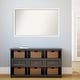 preview thumbnail 192 of 190, Wall Mirror Choose Your Custom Size - Extra Large, Blanco White Wood