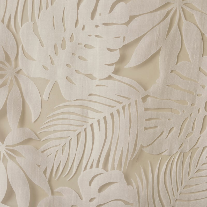 Madison Park Kauna Palm Leaf Burnout Window Curtain Sheer