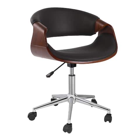 Porthos Home Adjustable Office Chair With 360-Degree Swivel And Wheels