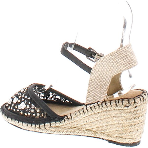 jewel espadrille wedge sandal