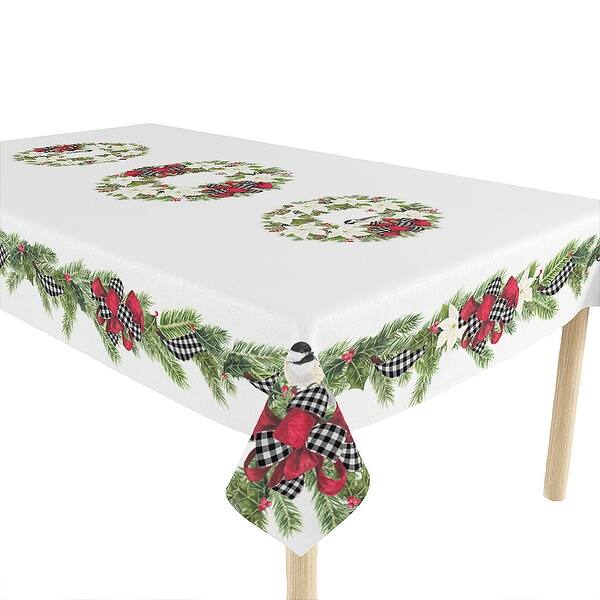 Shop Christmas Trimmings Tablecloth Overstock 29077527