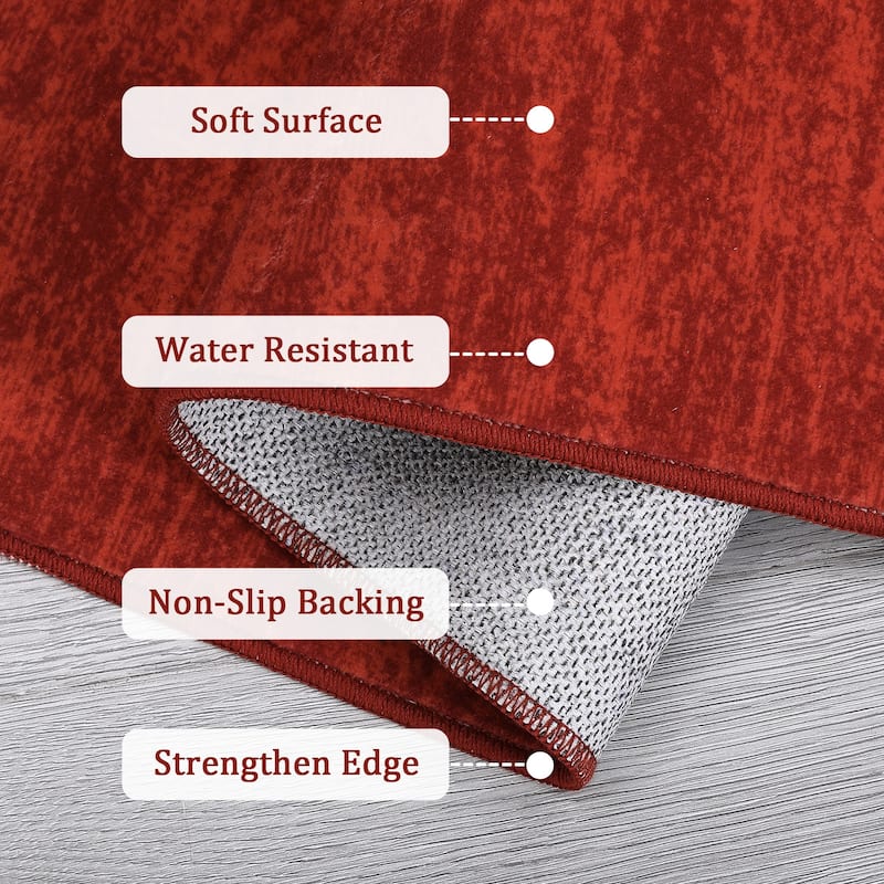 Garvee Modern Abstract Solid Area Rug