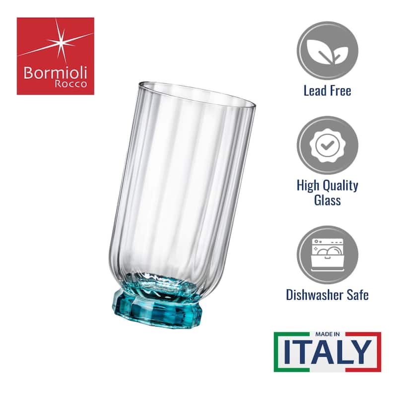 Bormioli Rocco Set of 4 Florian Highball Glasses