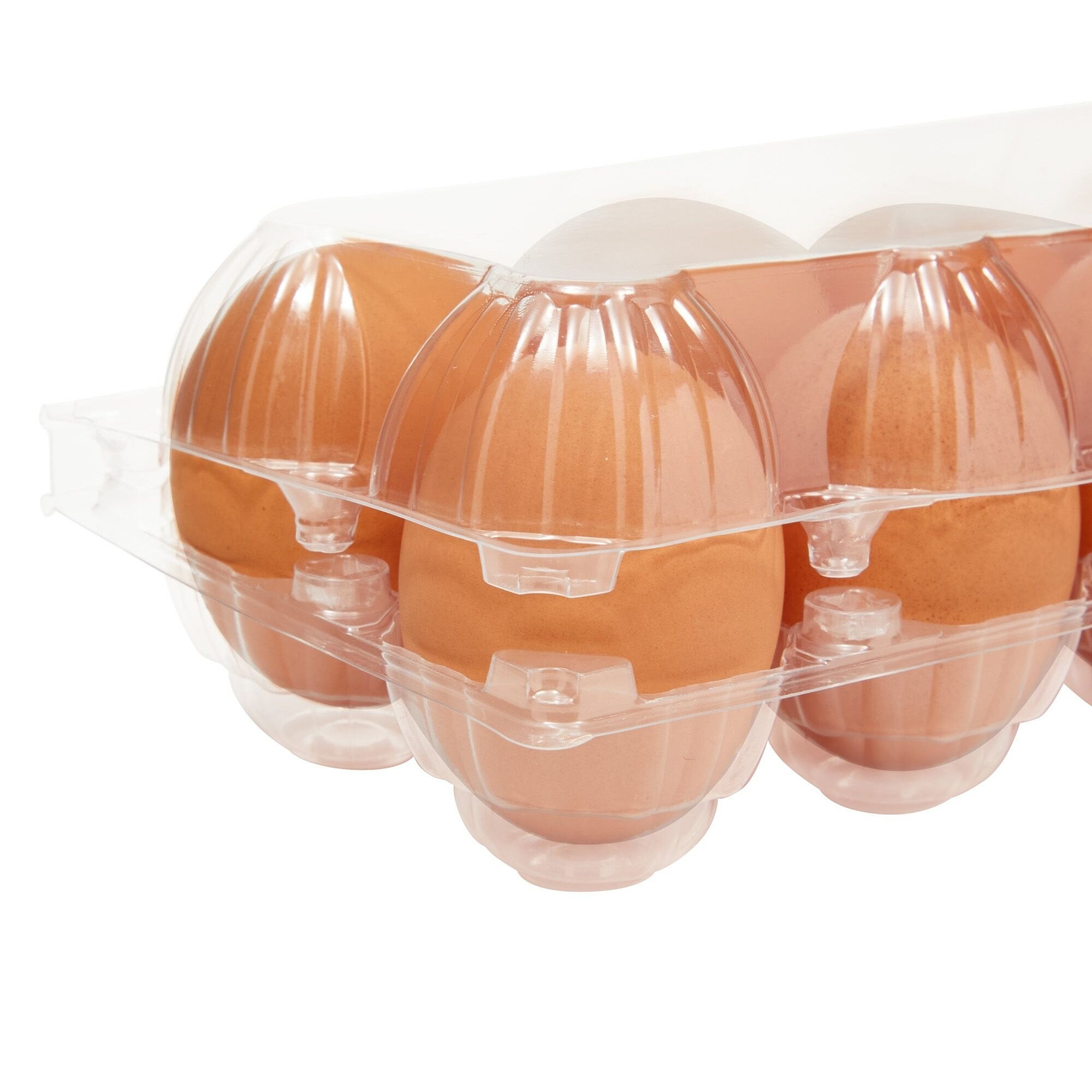 18 Pack Bulk Egg Cartons for 30 Chicken Eggs, Reusable Brown Paper  Containers with Labels