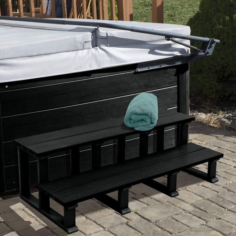 Highwood Eco-Friendly Hot Tub Spa Two Tier Steps 48"
