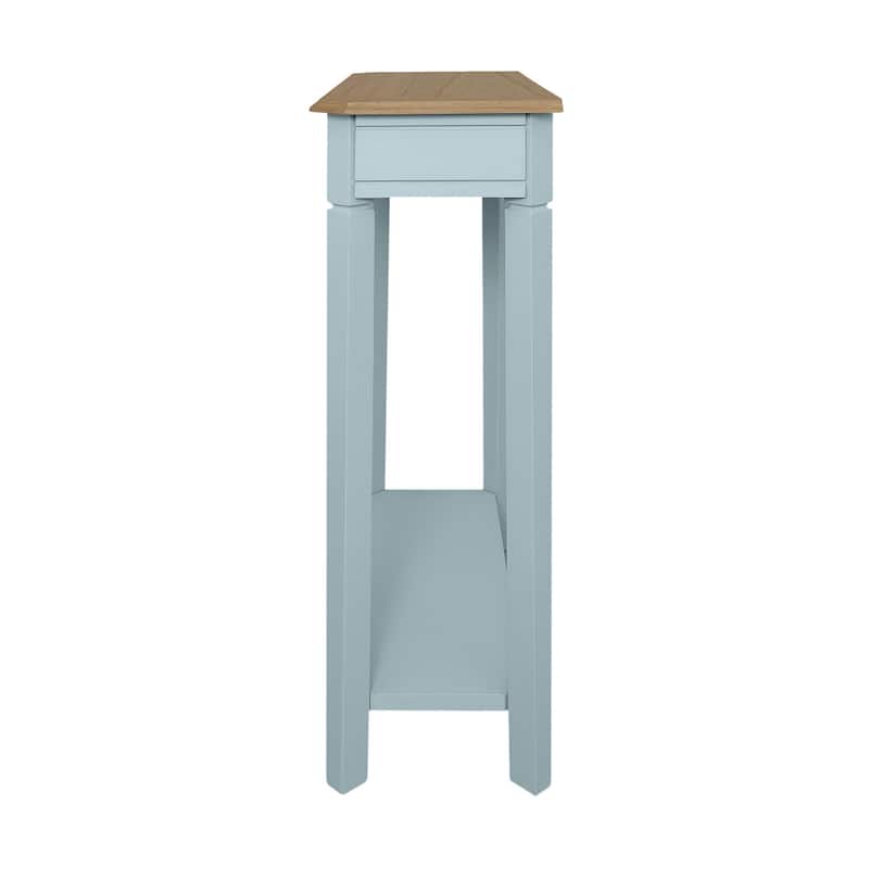 Marnie 1-drawer Solid Wood Console Accent Table with Shelf by East at Main