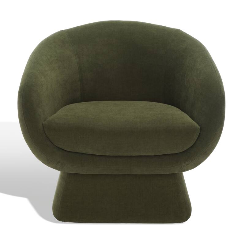 SAFAVIEH Couture Arbenora Modern Accent Chair - 30.7" W x 29.9" L x 30.3" H - 31Wx30Dx30H - Olive Green