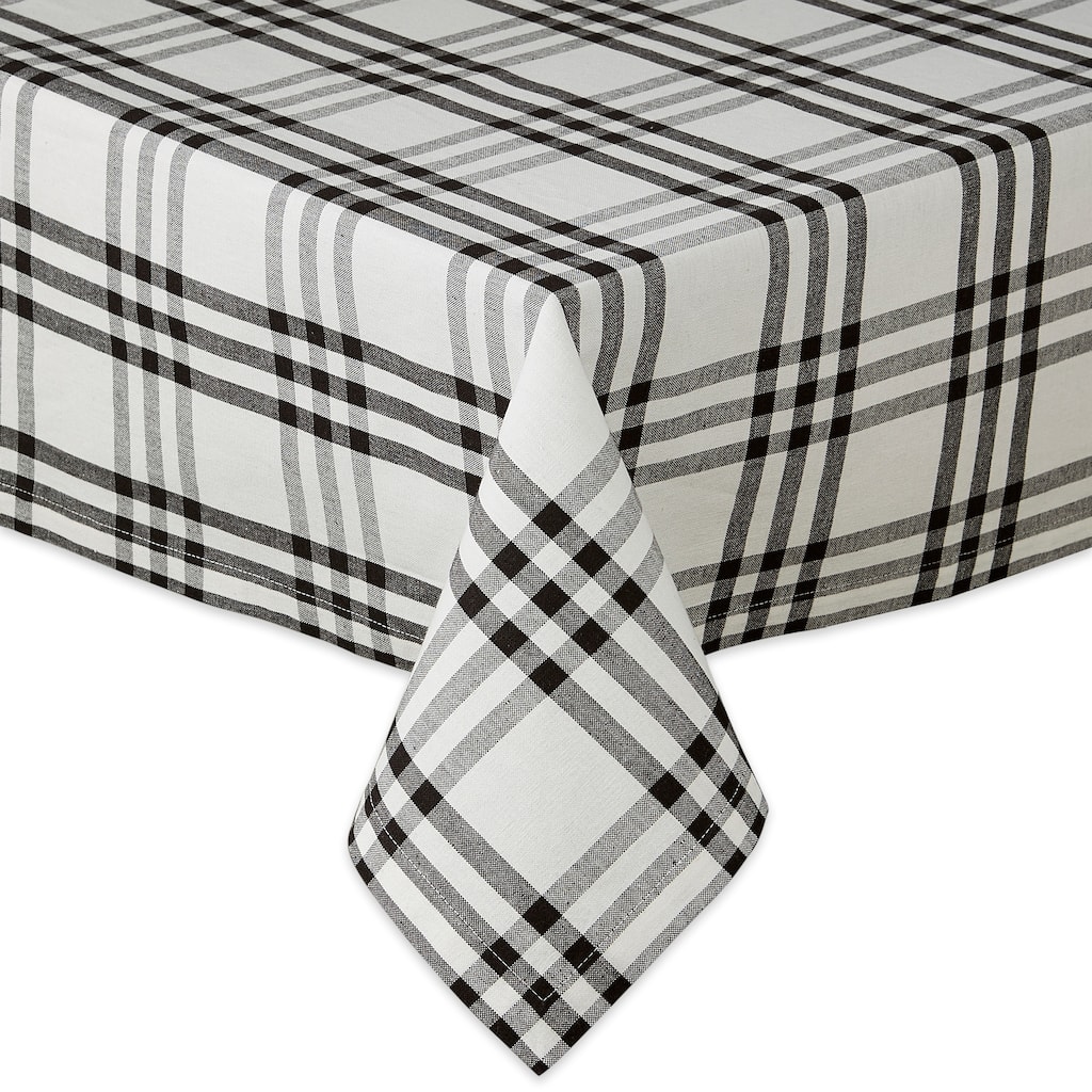 DII Homestead Plaid Tablecloth - 60 X 84"