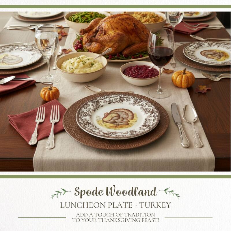Spode Woodland Luncheon Duck Motif Plate