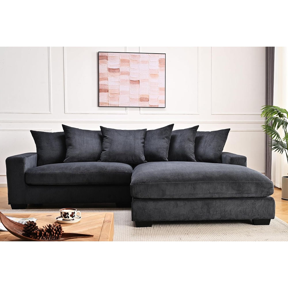 Tessaro 2 piece brown chenille media online sleeper sofa chaise