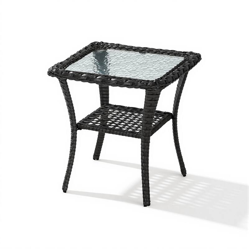Pocassy Outdoor Patio Side Tables End Table for Swivel Chair