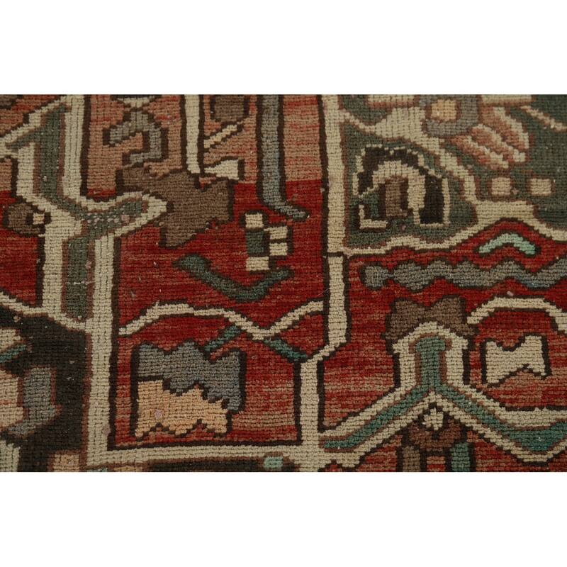 Bakhtiari Vintage Persian Area Rug Hand-Knotted Wool Carpet - 7'1" x 9'9"
