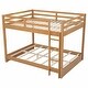 preview thumbnail 20 of 20, Wood Queen Size Bunk Bed with Ladder for Space-Saving and Easy Access